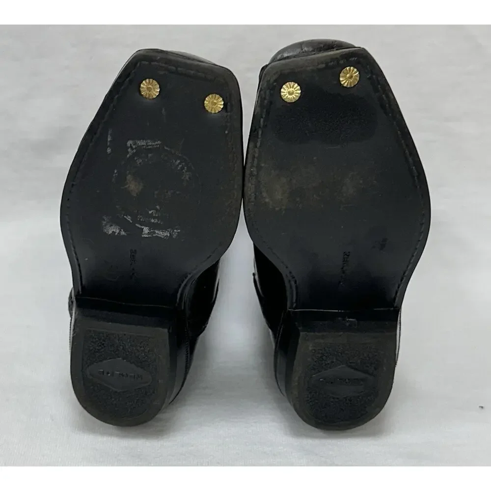 GREAT VINTAGE NEOLITE WESTERN COWBOY TODDLER LEATHER COWBOY BOOTS Size 4